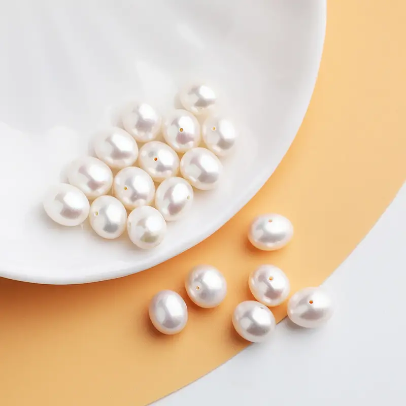 Natural Pearl 7-8mm DIY Jewelry Set - Image 2