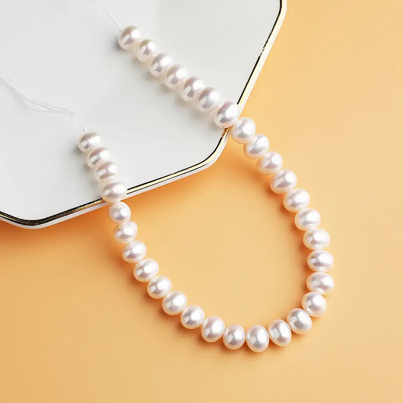 Natural Pearl 7-8mm DIY Jewelry Set - Image 3