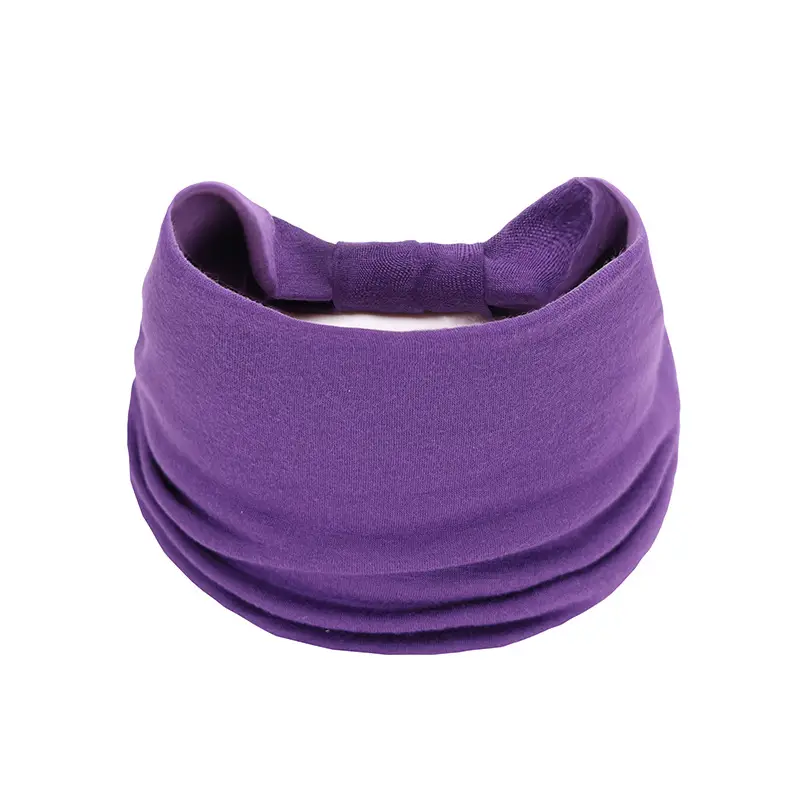 Purple Wide Headband for Women Large Size - Image 26