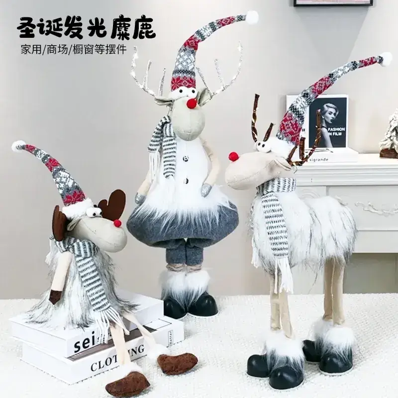 Christmas Deer Doll Decor for Home Office - Image 5