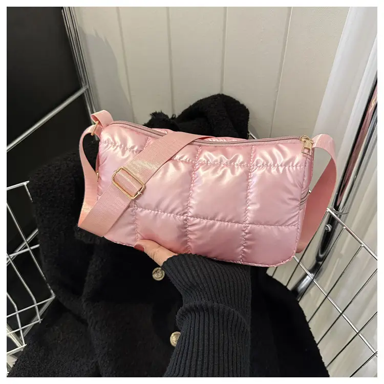 Black Quilted Shoulder Bag for Women 2023 Winter — feature 21