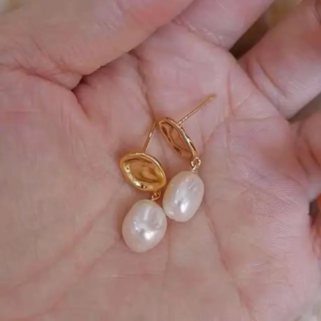 925 Silver Pearl Earrings for Women - Image 2