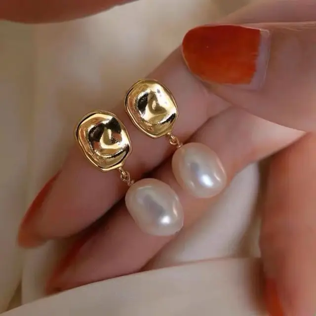 925 Silver Pearl Earrings for Women - Image 3