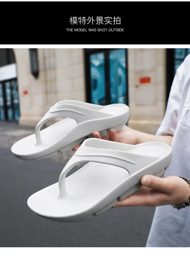 Slippers summer men's cross-border foreign trade flip flops women's outer wear thick bottom couple sandals indoor lightweight beach shoes wholesale — feature 12