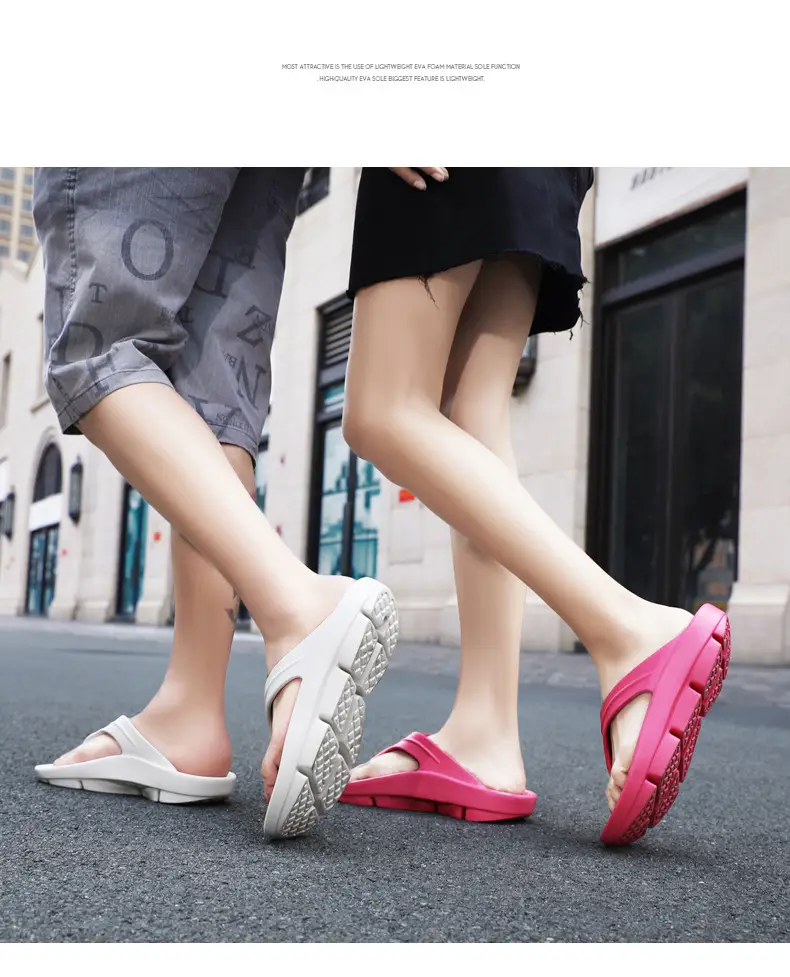 Slippers summer men's cross-border foreign trade flip flops women's outer wear thick bottom couple sandals indoor lightweight beach shoes wholesale — feature 14