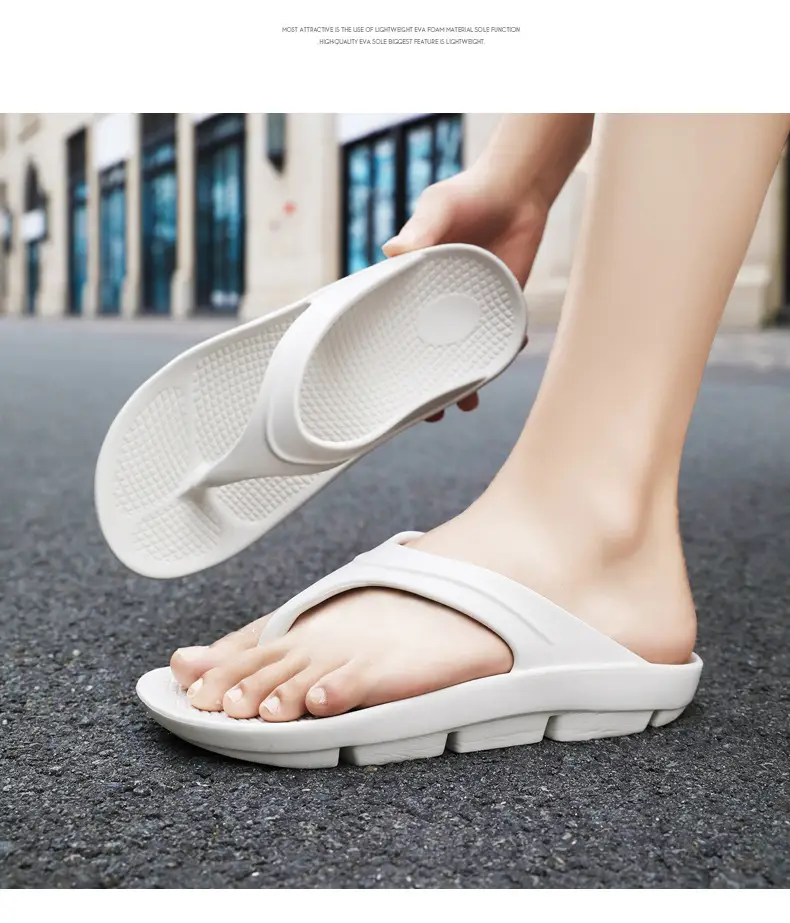 Slippers summer men's cross-border foreign trade flip flops women's outer wear thick bottom couple sandals indoor lightweight beach shoes wholesale — feature 16