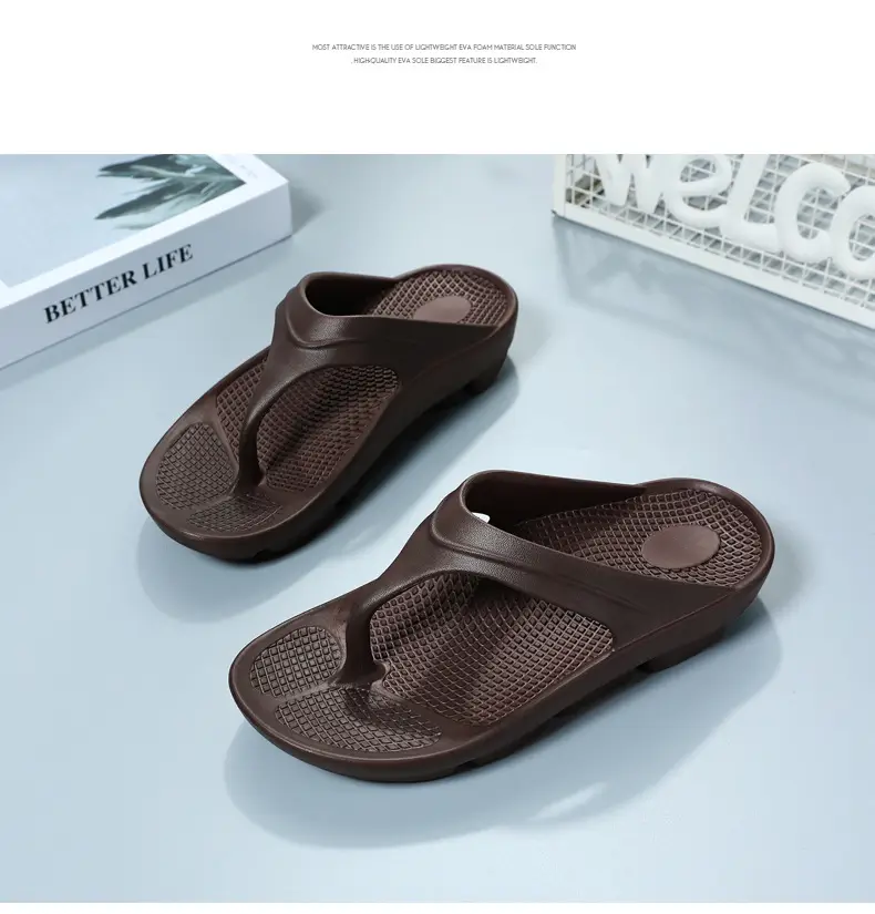 Slippers summer men's cross-border foreign trade flip flops women's outer wear thick bottom couple sandals indoor lightweight beach shoes wholesale — feature 24