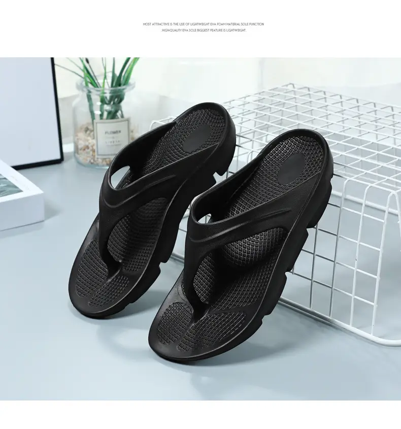 Slippers summer men's cross-border foreign trade flip flops women's outer wear thick bottom couple sandals indoor lightweight beach shoes wholesale — feature 25