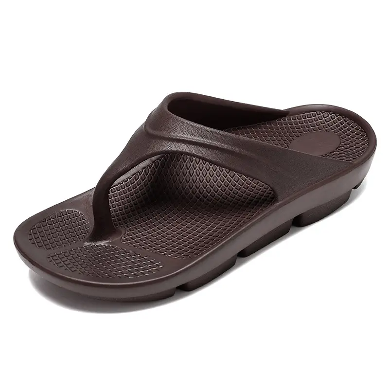 Slippers summer men's cross-border foreign trade flip flops women's outer wear thick bottom couple sandals indoor lightweight beach shoes wholesale - Image 3