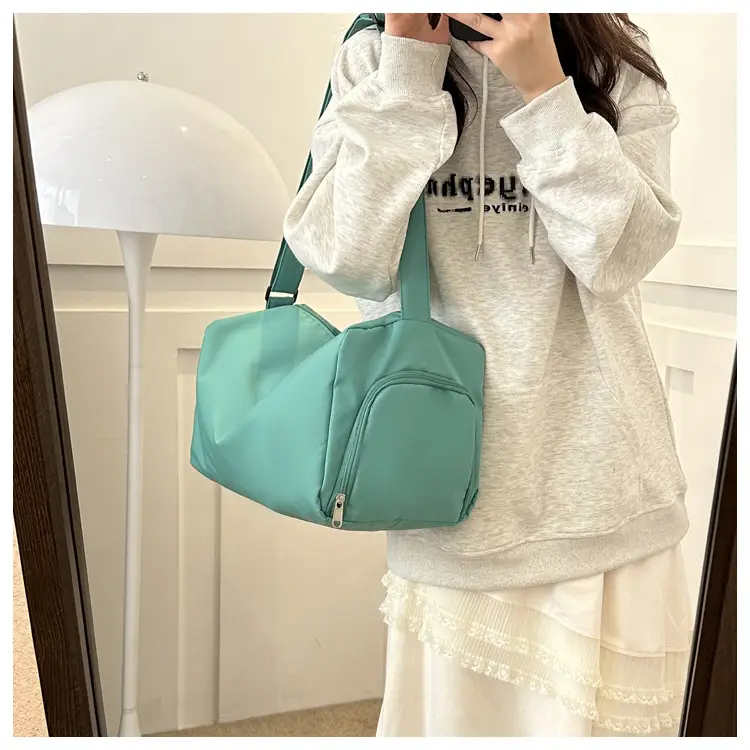 Large Capacity Oxford Tote Bag Green 2023 — feature 2