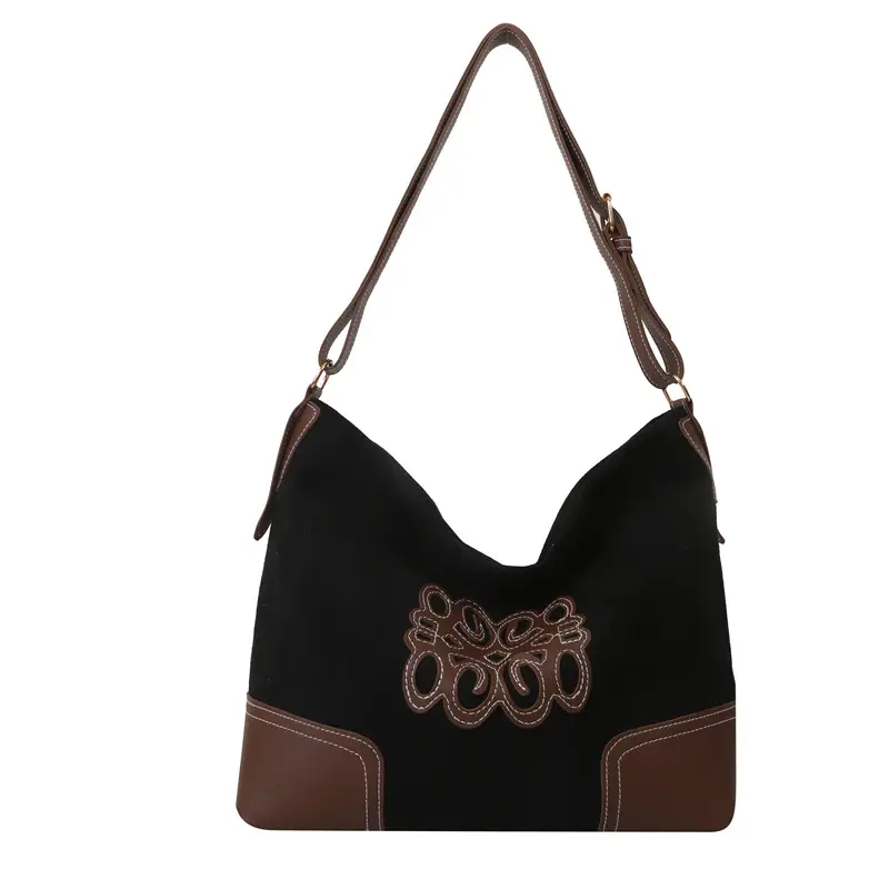 Retro Brown Shoulder Tote Bag for Women 2023 - Image 6