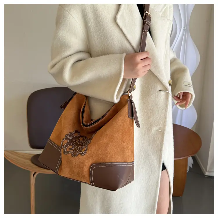 Retro Brown Shoulder Tote Bag for Women 2023 — feature 10
