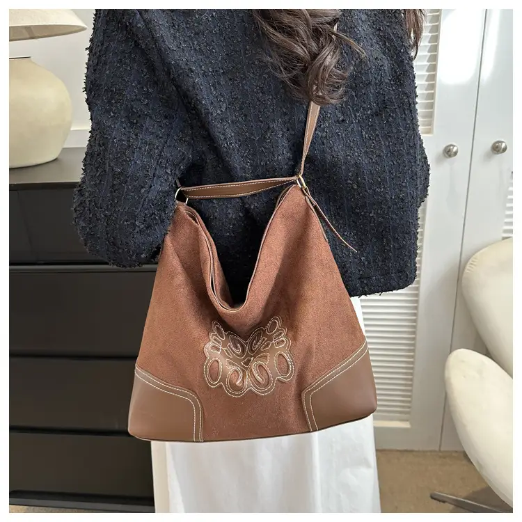 Retro Brown Shoulder Tote Bag for Women 2023 — feature 16