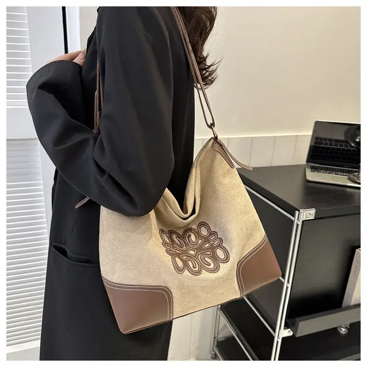 Retro Brown Shoulder Tote Bag for Women 2023 — feature 18