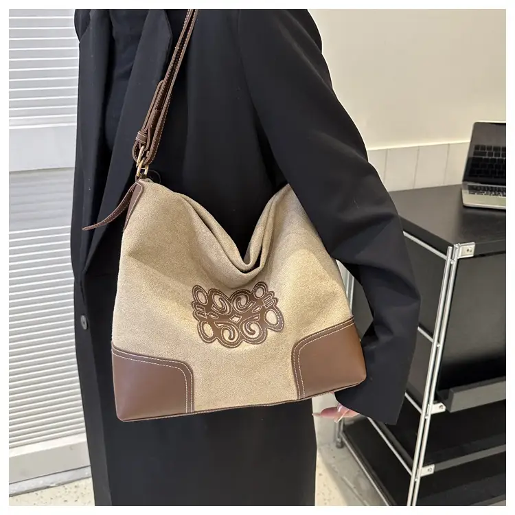 Retro Brown Shoulder Tote Bag for Women 2023 — feature 19