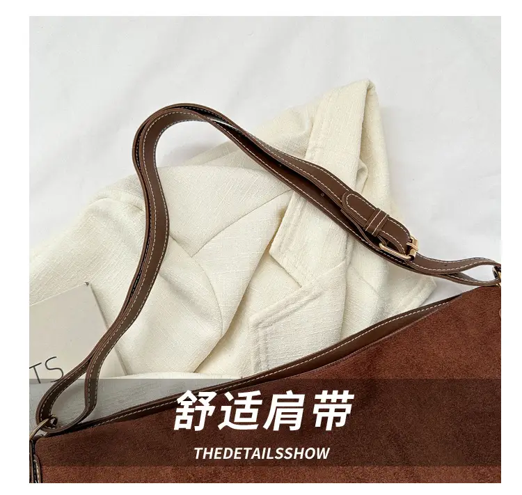 Retro Brown Shoulder Tote Bag for Women 2023 — feature 3