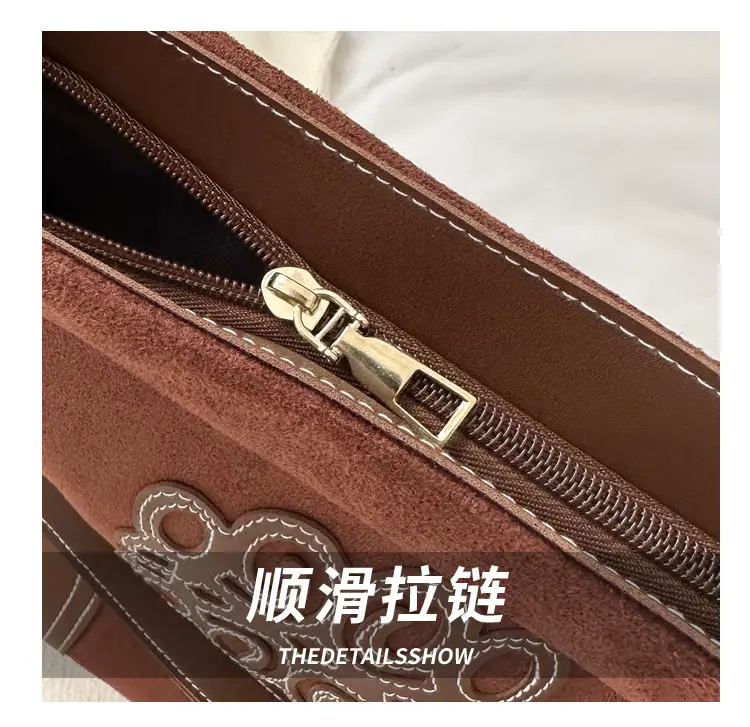Retro Brown Shoulder Tote Bag for Women 2023 — feature 5
