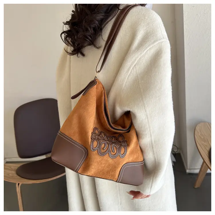 Retro Brown Shoulder Tote Bag for Women 2023 — feature 8