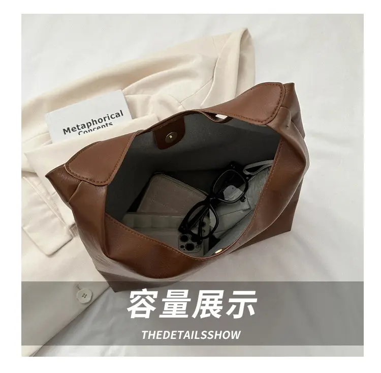 Large Capacity Leather Tote Bag for Women Autumn 2023 — feature 7