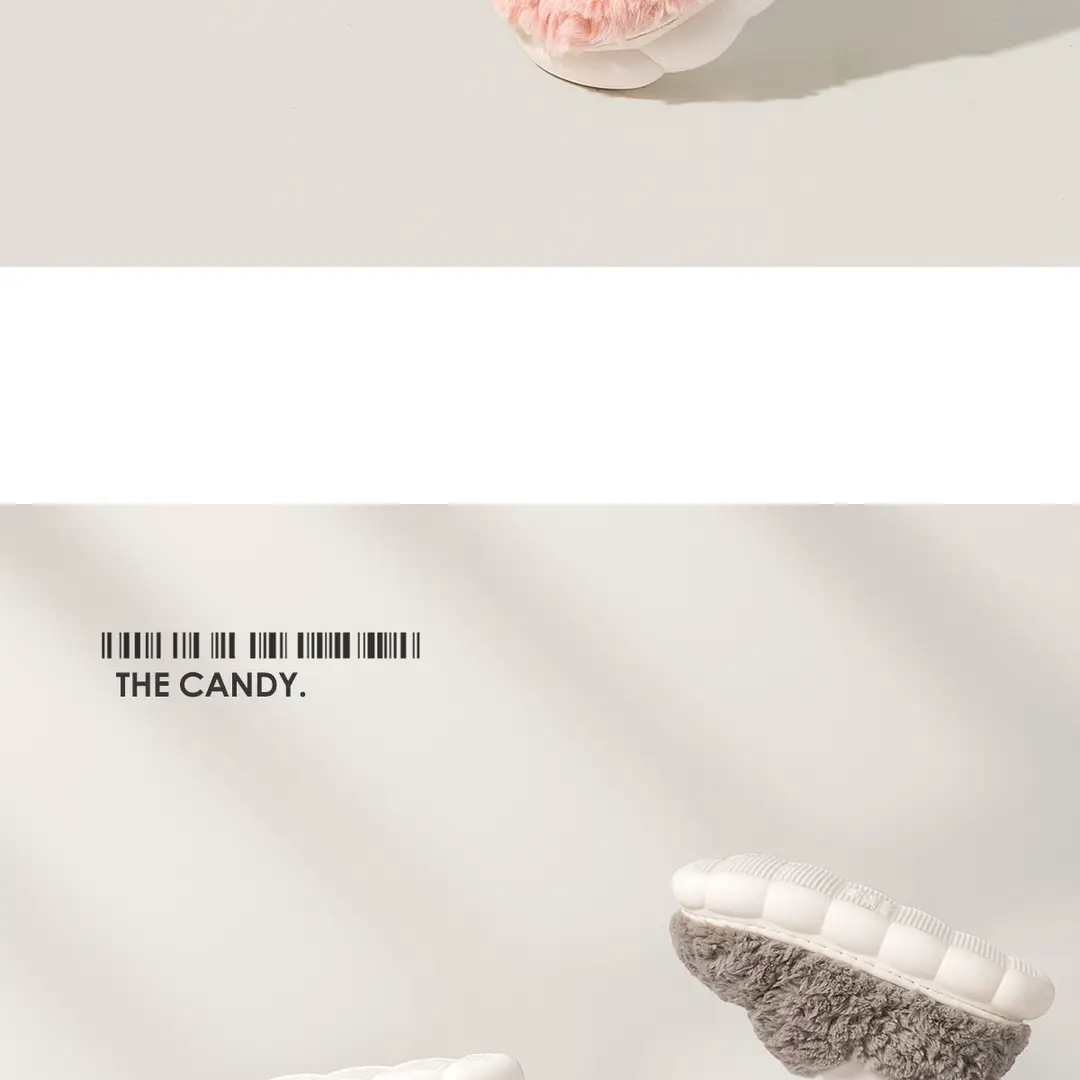 Plush Cotton Slippers for Women, Winter 2026 New Model, Furry Indoor Home Slippers for Couples, Outdoor Wear, Autumn and Winter Closed-Back Cotton Shoes for Men — feature 22