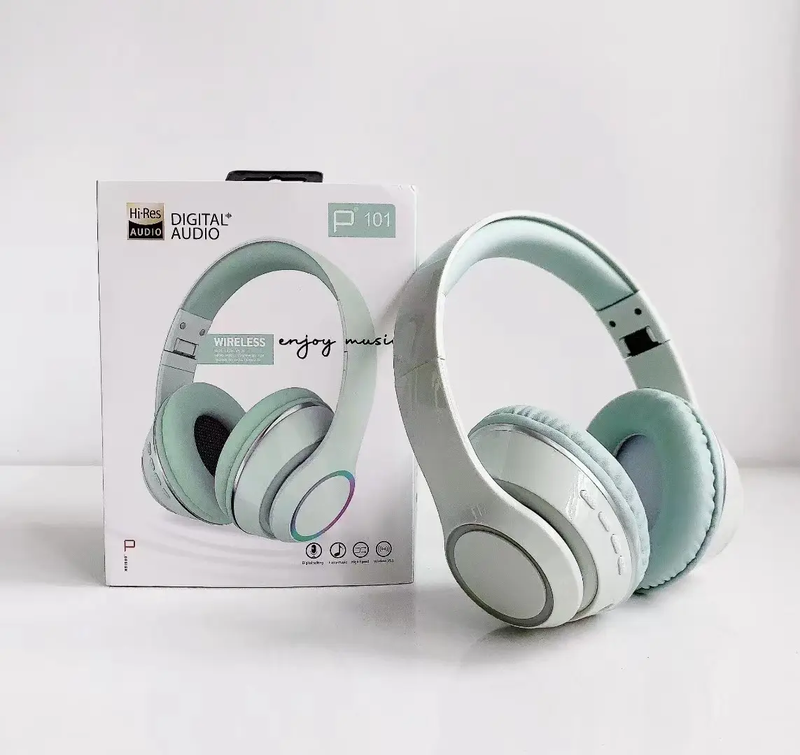 Bluetooth Wireless Headset with RGB Light & 40mm Foam Cover — feature 25
