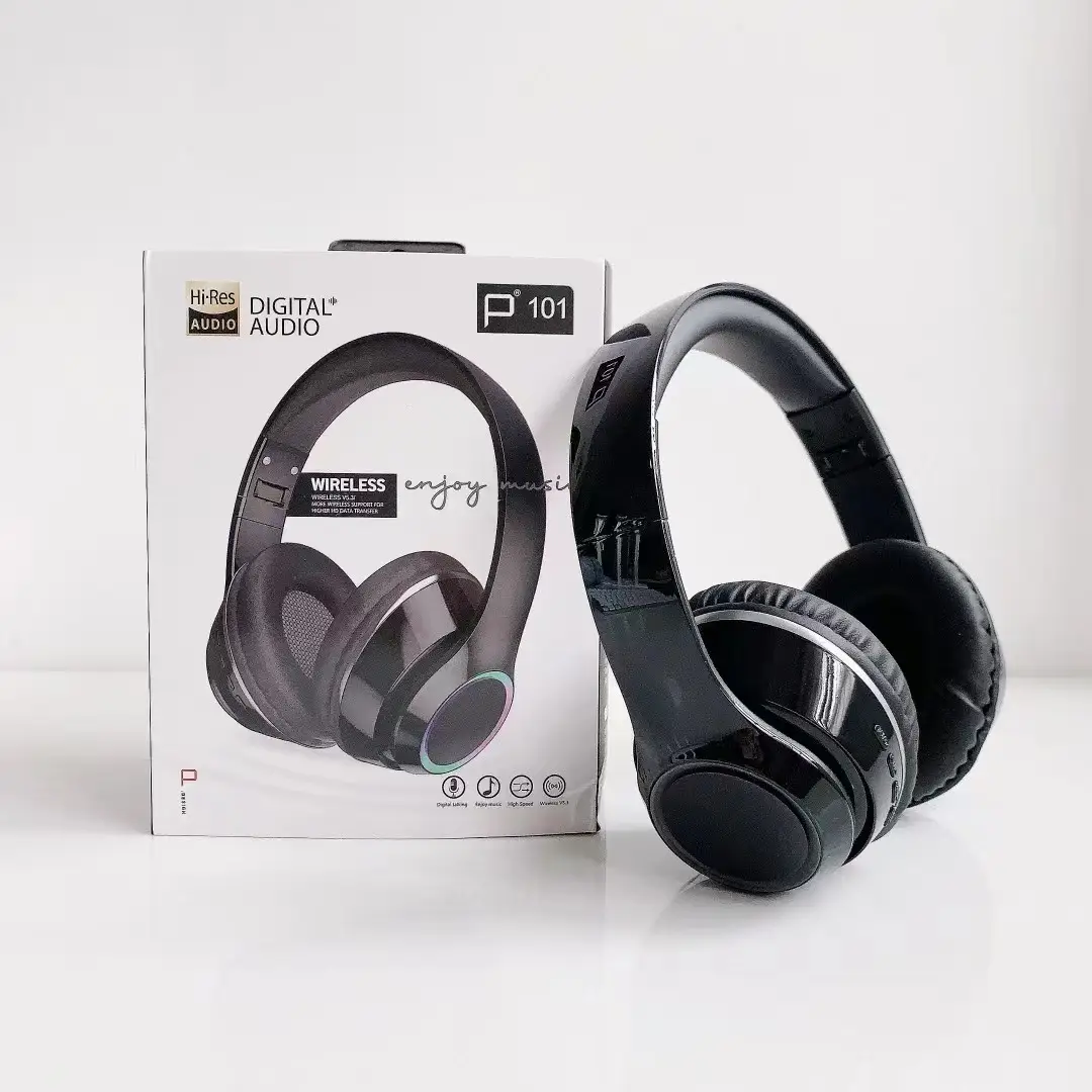 Bluetooth Wireless Headset with RGB Light & 40mm Foam Cover — feature 29