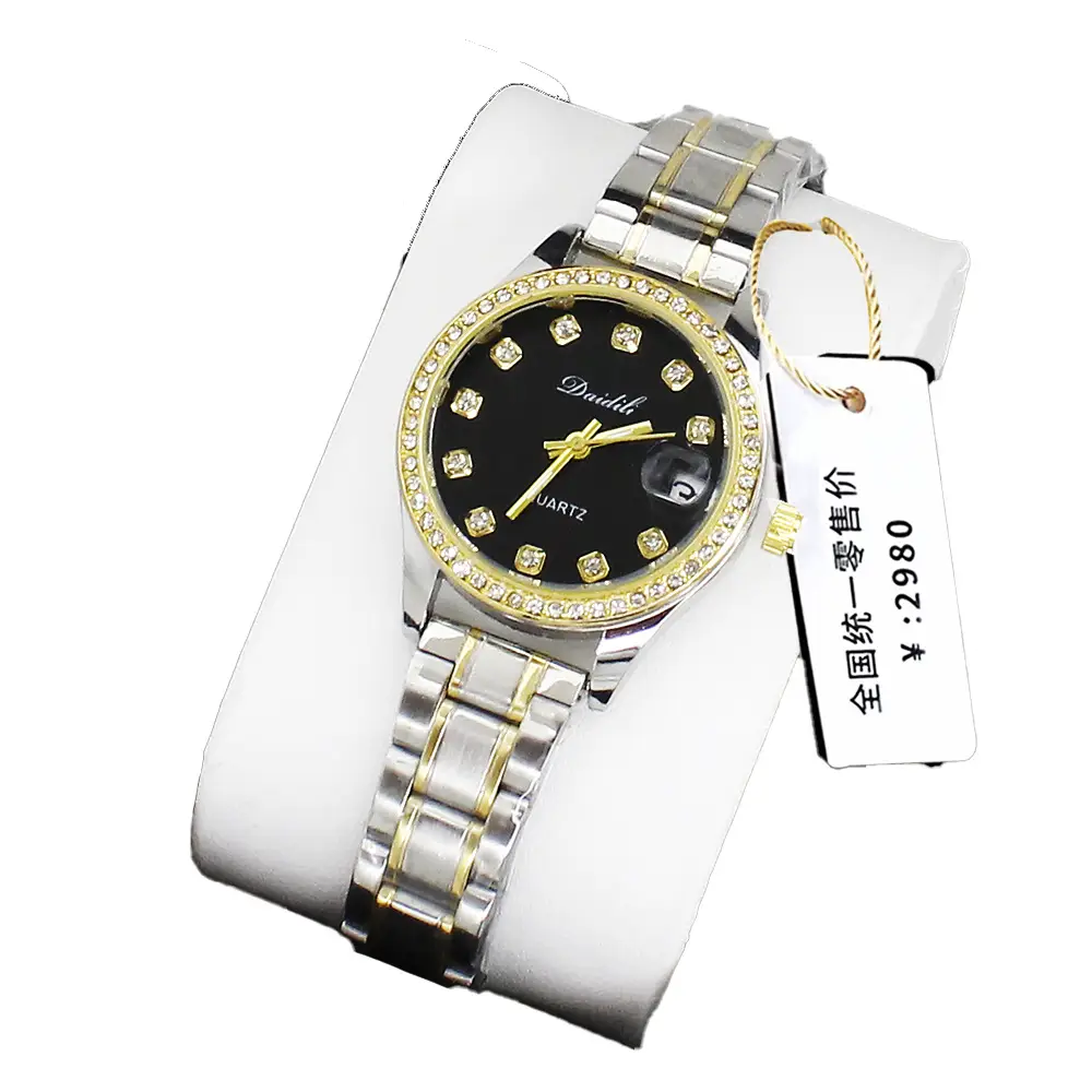 Women's Luxury Quartz Watch with Light Dial & White Strap - Image 14