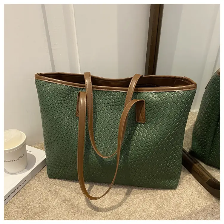 Green Textured Shoulder Bag for Women 2023 — feature 20