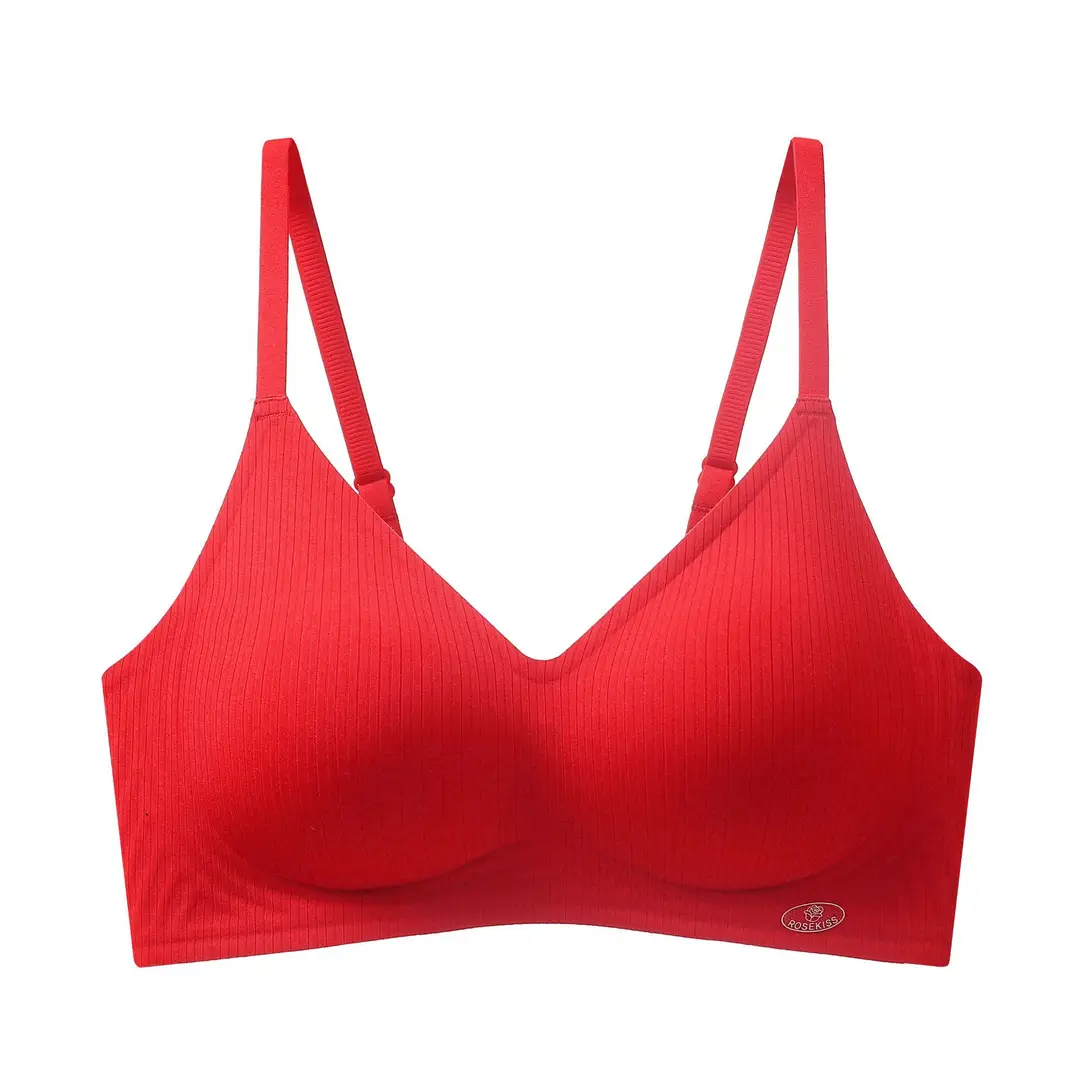 Soft Support Fixed Cup Adjustable Bra for Women, Soft and Breathable, Suitable for Large and Small Busts, Seamless Bra, Comfortable and Supportive