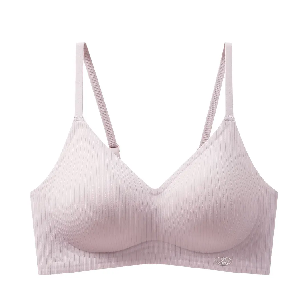 Soft Support Fixed Cup Adjustable Bra for Women, Soft and Breathable, Suitable for Large and Small Busts, Seamless Bra, Comfortable and Supportive