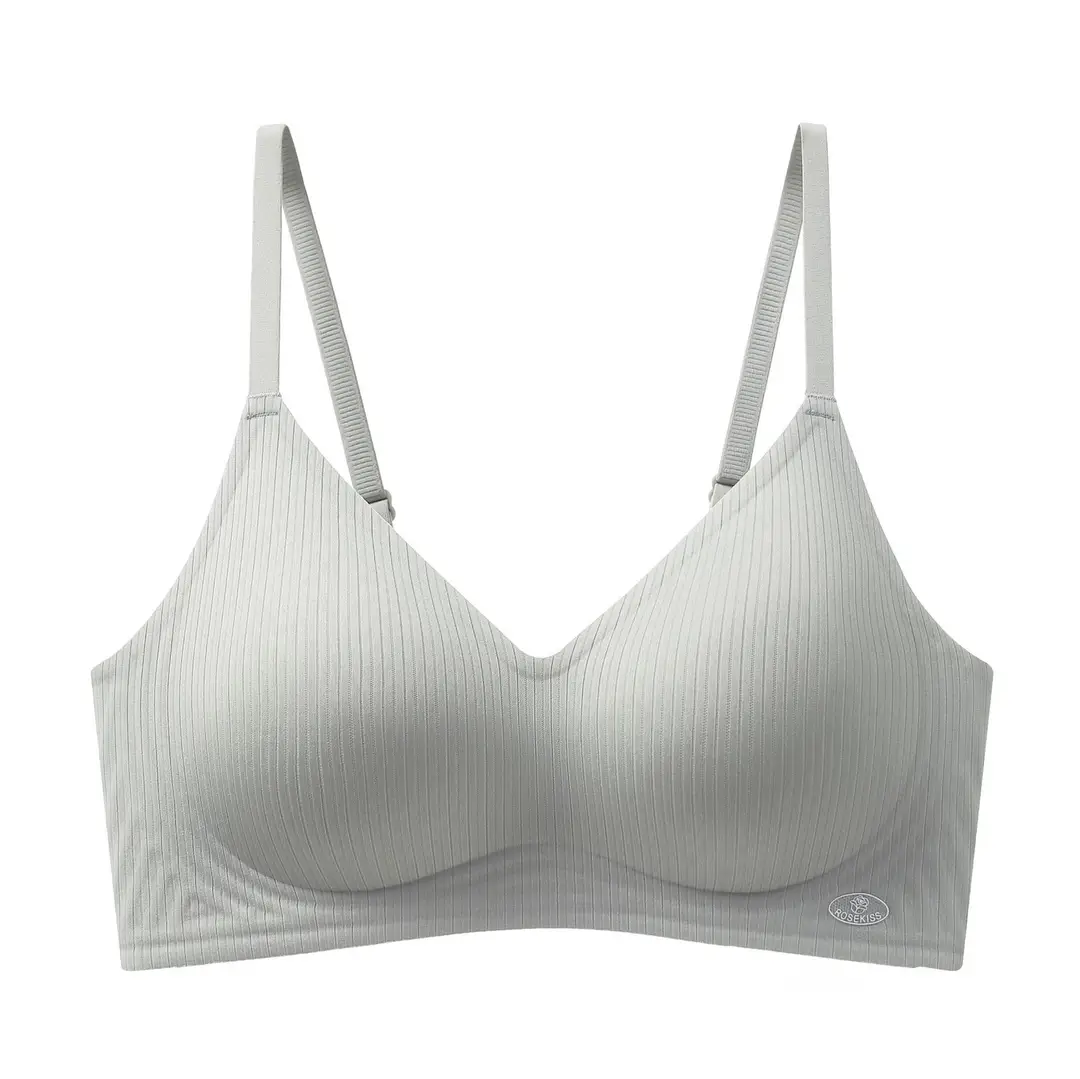 Soft Support Fixed Cup Adjustable Bra for Women, Soft and Breathable, Suitable for Large and Small Busts, Seamless Bra, Comfortable and Supportive