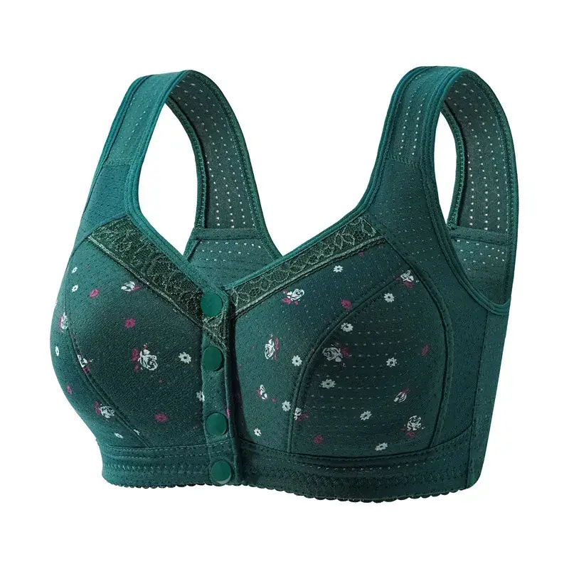 Wireless Cotton V-Shape Bra for Women Plus Size - Image 12