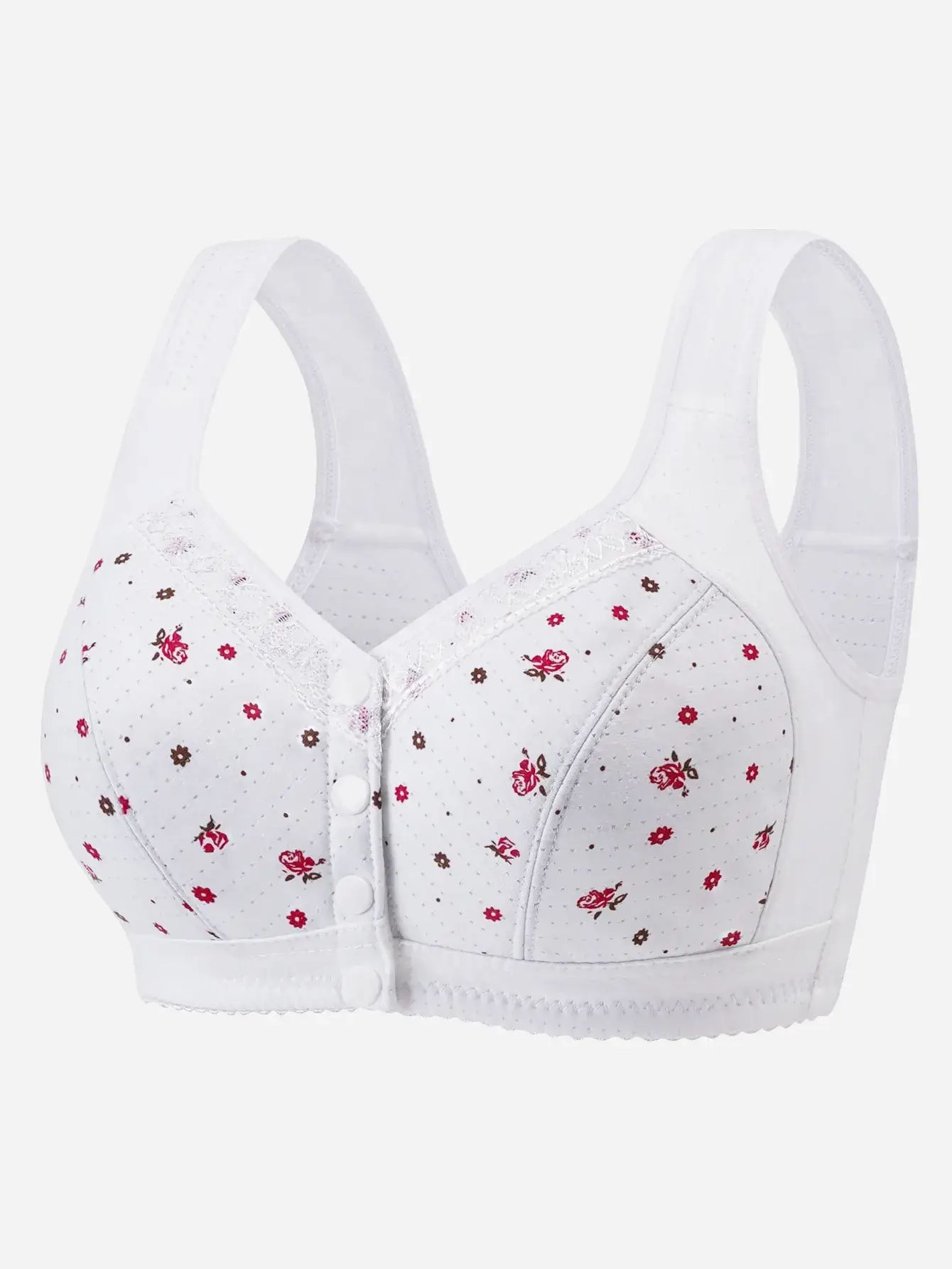 Wireless Cotton V-Shape Bra for Women Plus Size - Image 14