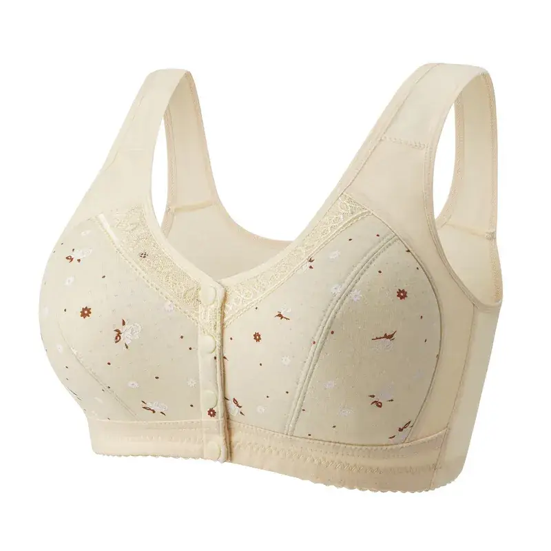 Wireless Cotton V-Shape Bra for Women Plus Size - Image 2