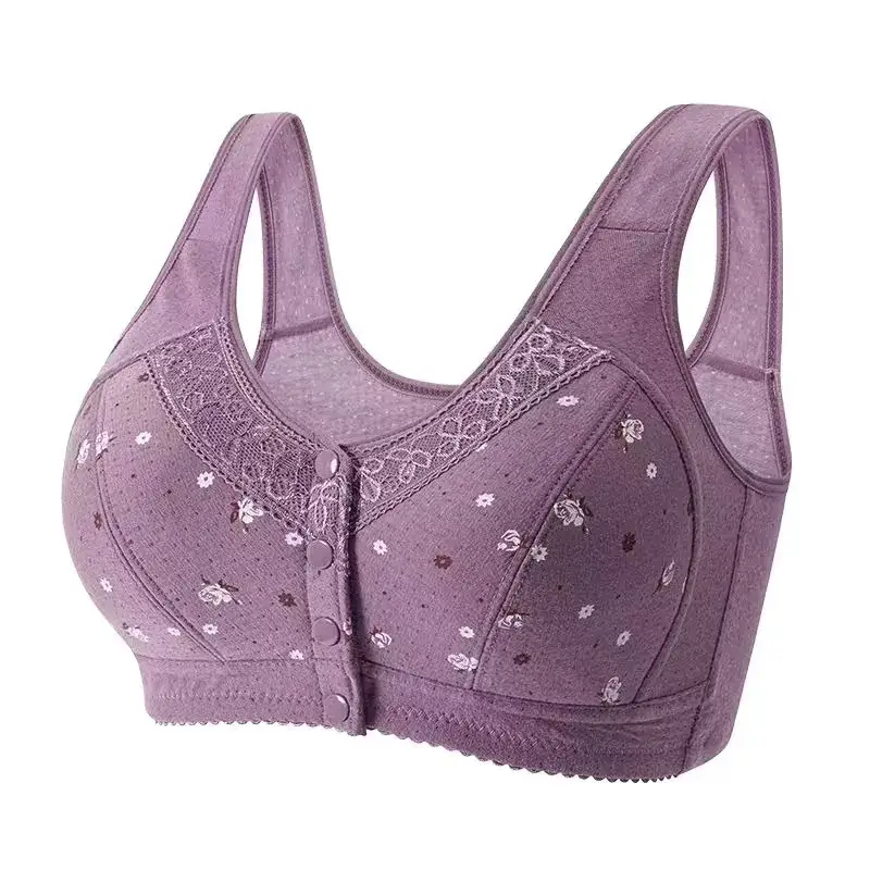Wireless Cotton V-Shape Bra for Women Plus Size - Image 3