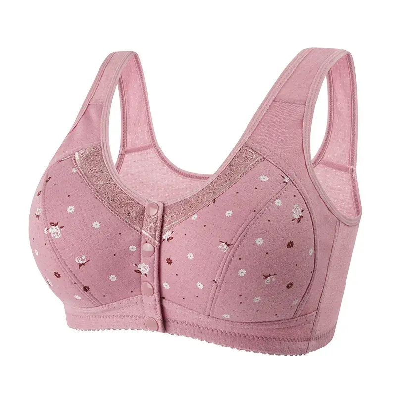 Wireless Cotton V-Shape Bra for Women Plus Size - Image 5
