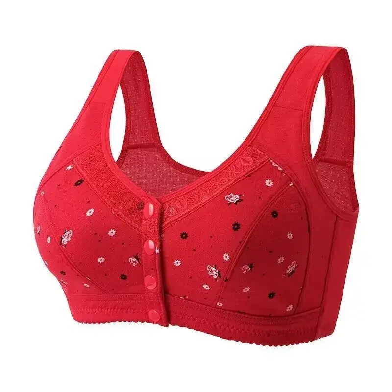 Wireless Cotton V-Shape Bra for Women Plus Size - Image 6