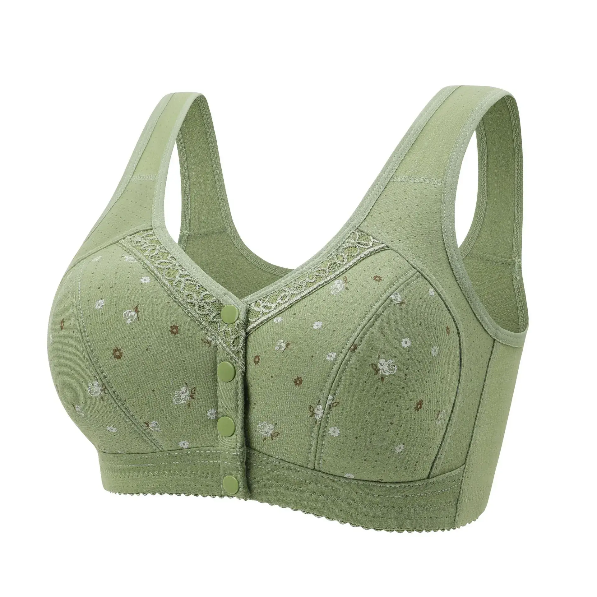 Wireless Cotton V-Shape Bra for Women Plus Size - Image 7