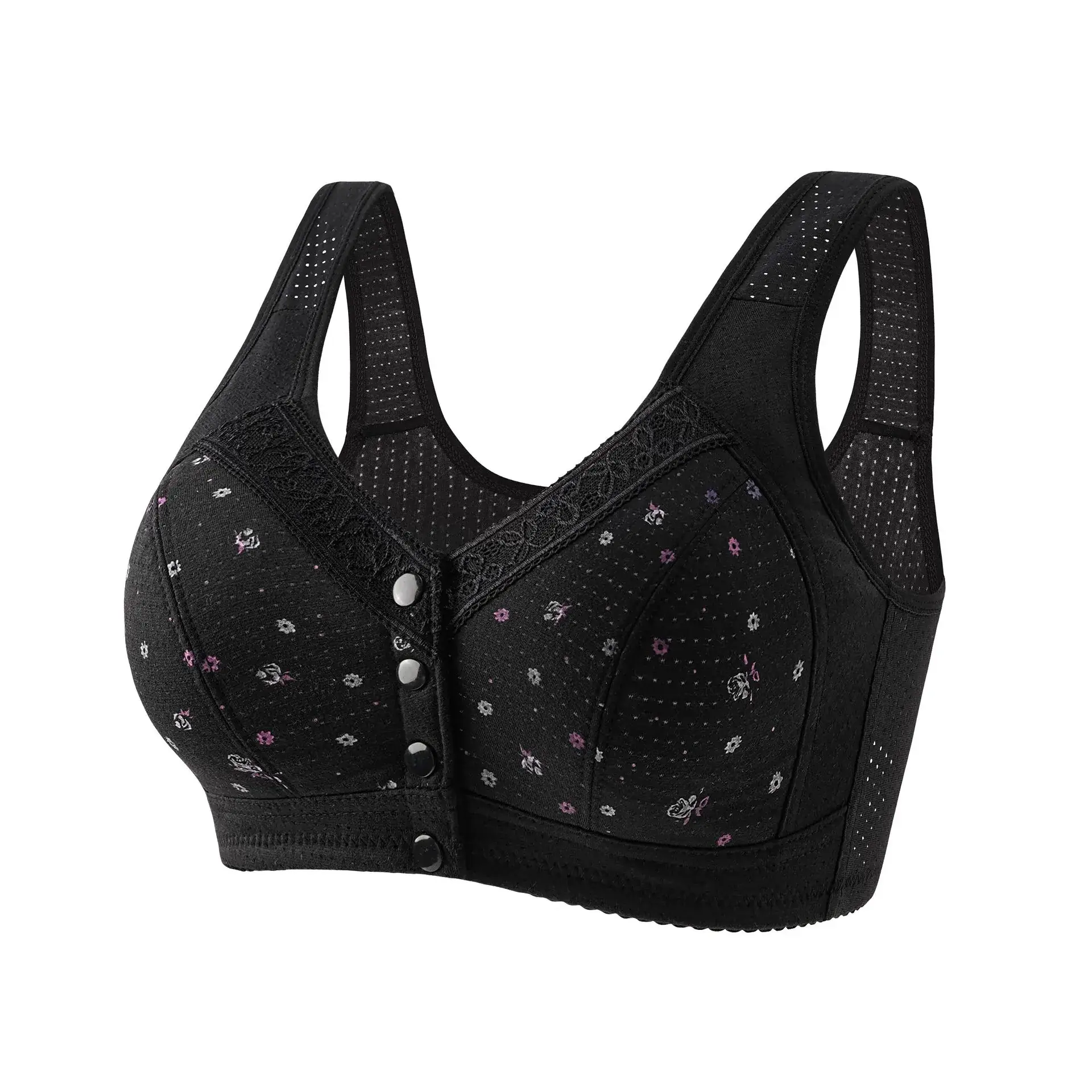 Wireless Cotton V-Shape Bra for Women Plus Size - Image 8