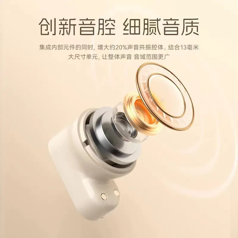 TWS Bluetooth Headset with Short Handle & Noise Reduction