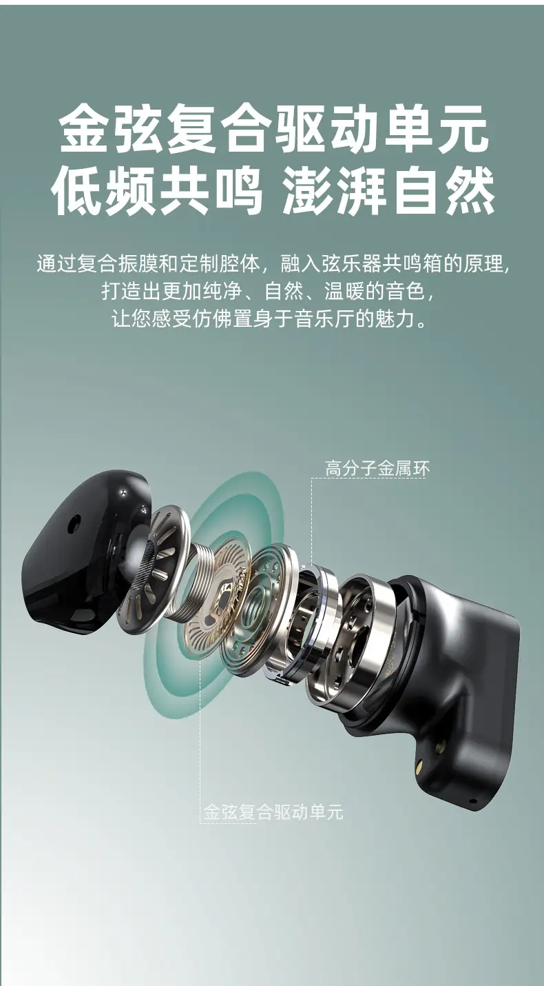 TWS Bluetooth Headset with Short Handle & Noise Reduction — feature 4