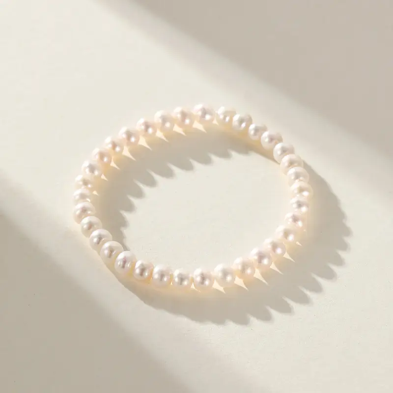Freshwater Pearl Baroque Jewelry Bracelet for Women - Image 4