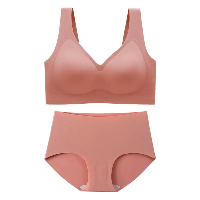 Cross-Border Plus Fat and Fat mm 100kg Full Cup Seamless Large Size Intimates Thin Big Breasts Showing Small Bra