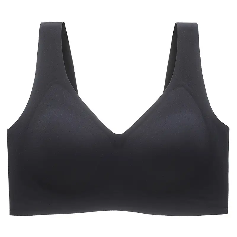 Cross-Border Plus Fat and Fat mm 100kg Full Cup Seamless Large Size Intimates Thin Big Breasts Showing Small Bra