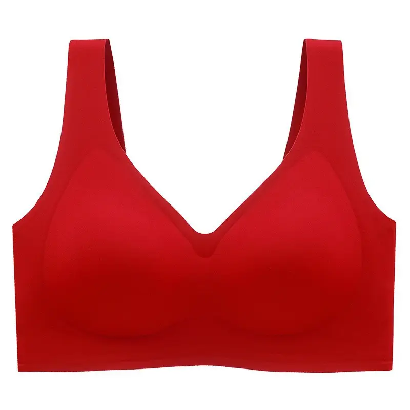 Cross-Border Plus Fat and Fat mm 100kg Full Cup Seamless Large Size Intimates Thin Big Breasts Showing Small Bra