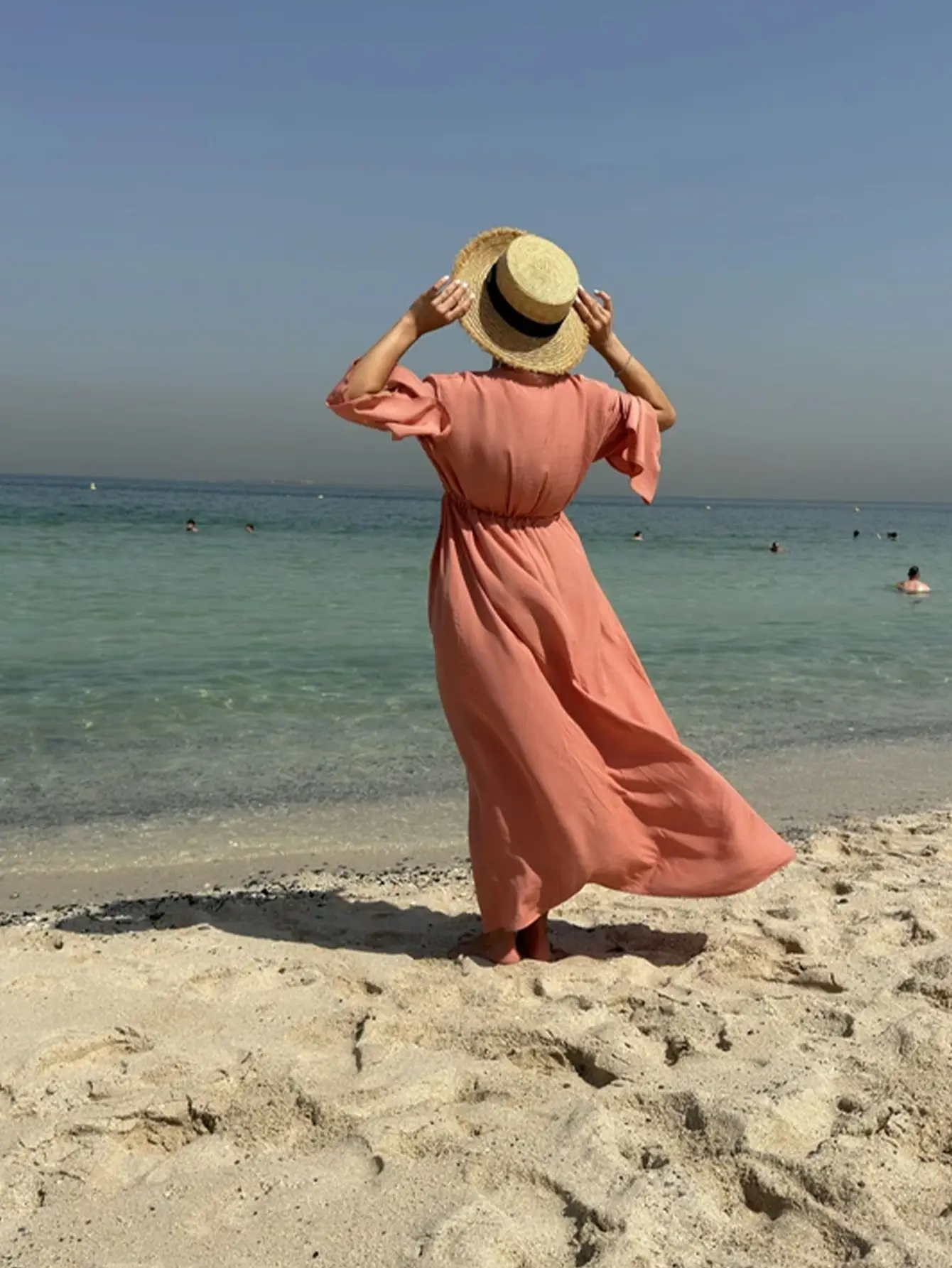 White V-Neck Beach Skirt Belt Blouse for Women — feature 11