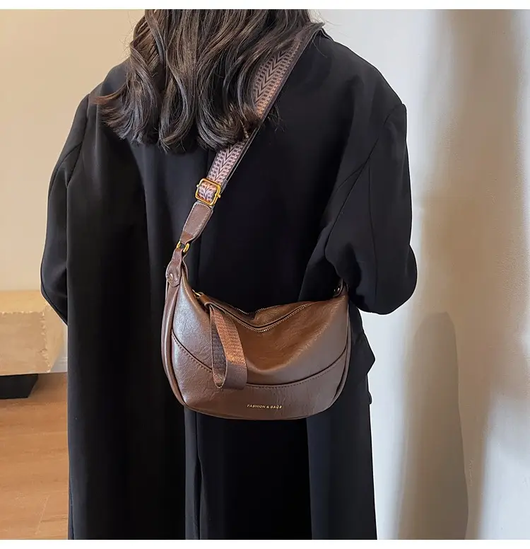 Maillard Leather Shoulder Bag Women 2025 New Style — feature 1