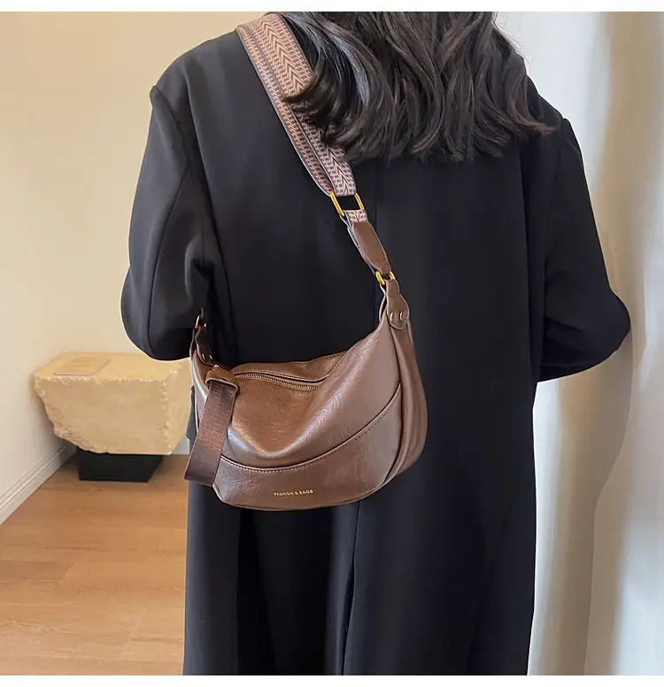 Maillard Leather Shoulder Bag Women 2025 New Style — feature 11