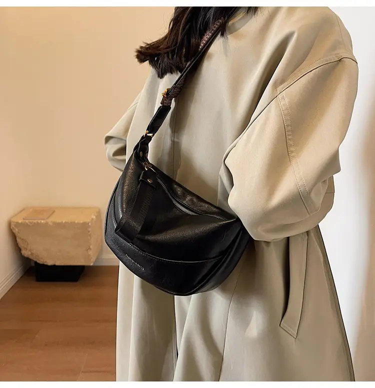 Maillard Leather Shoulder Bag Women 2025 New Style — feature 12