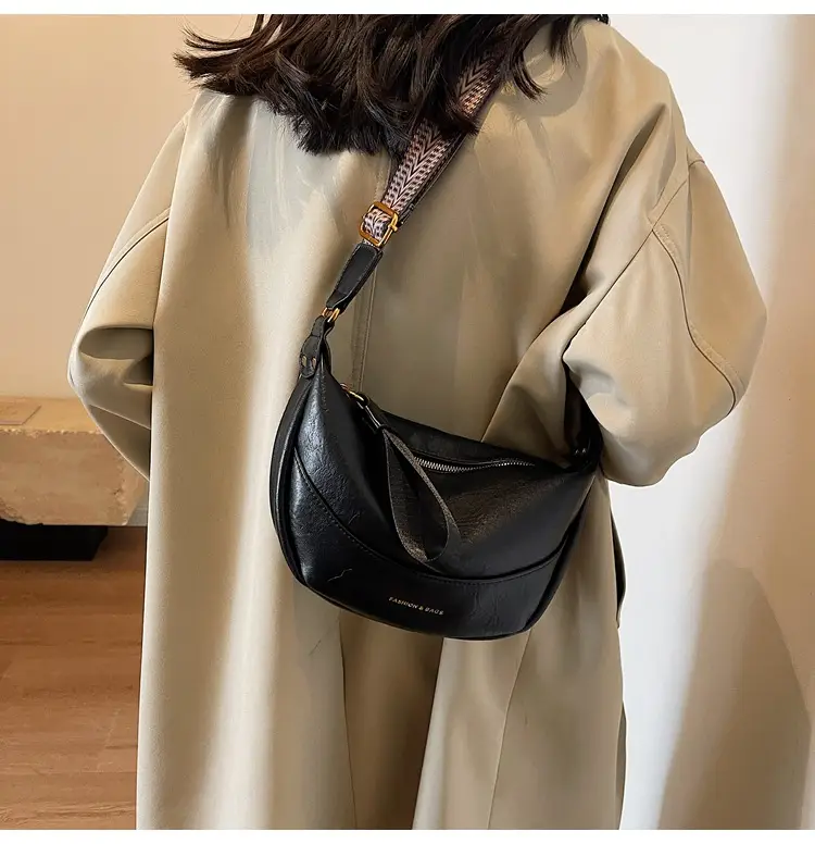 Maillard Leather Shoulder Bag Women 2025 New Style — feature 13